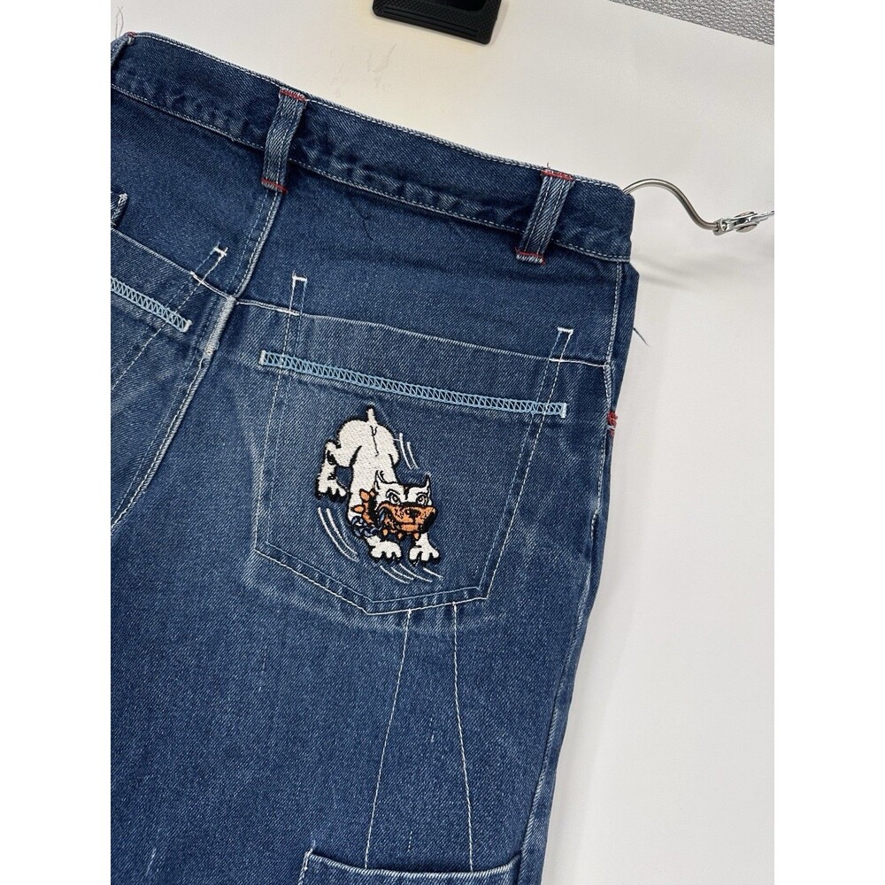 FPDenim Jeans Embroidered Youth Size 14 tampered  Leg Pants‎ pocket Detail VGE